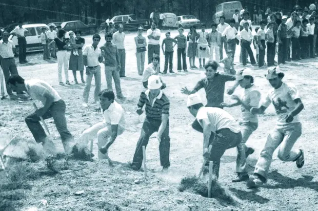 jogo das varas, crianças