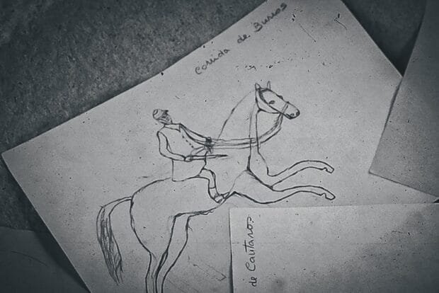 desenho da corrida de burros