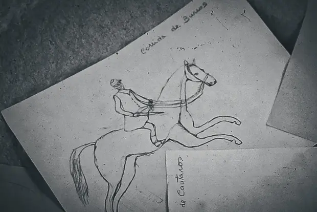 desenho da corrida de burros