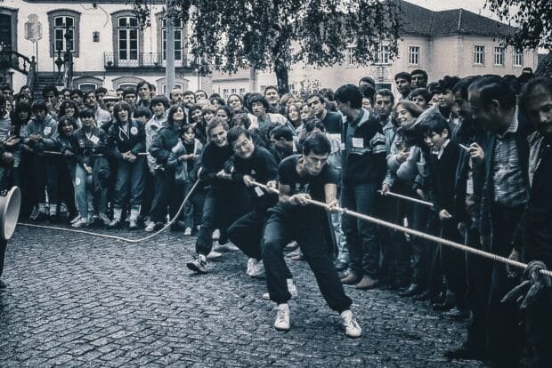 Tracção à corda em linha (Vila Real)