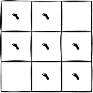 jogo da amarelinha, Beiras (3)